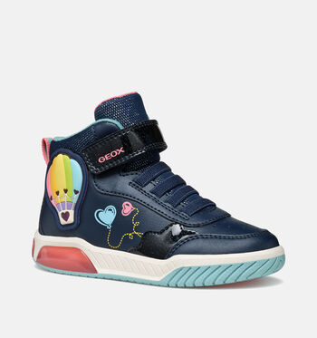 Geox Hoge schoenen Blauw/Roze