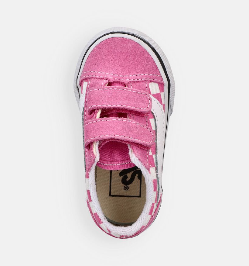 Vans Old Skool V Roze Sneakers voor meisjes (368963)