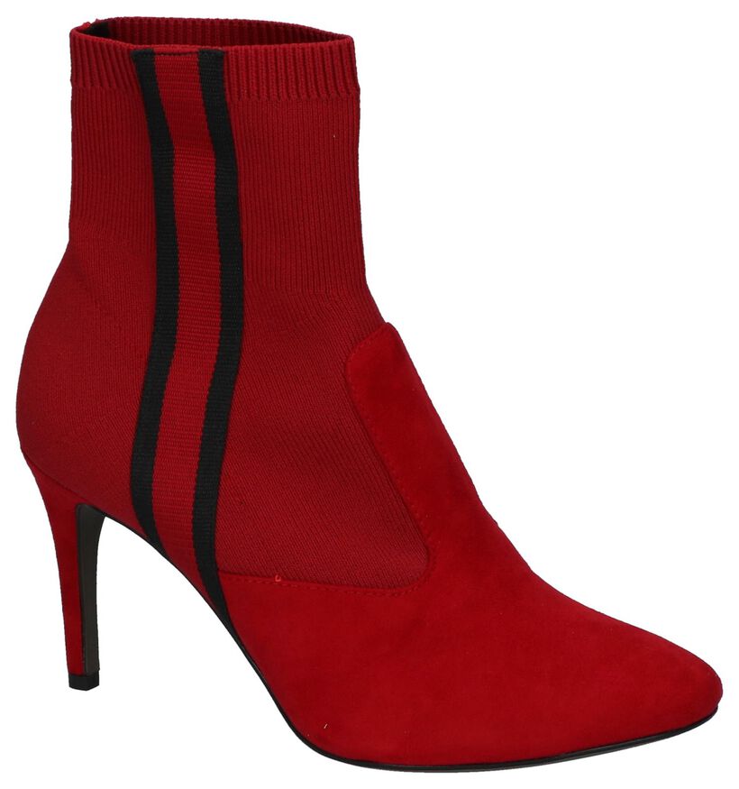 Tamaris Bottes basses en Rouge en textile (237690)