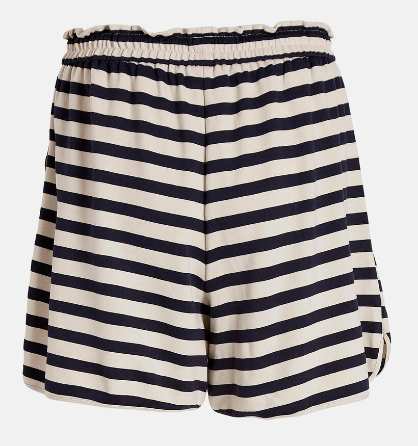 Vila Santa Blauw Getreepte Short voor dames (330202)