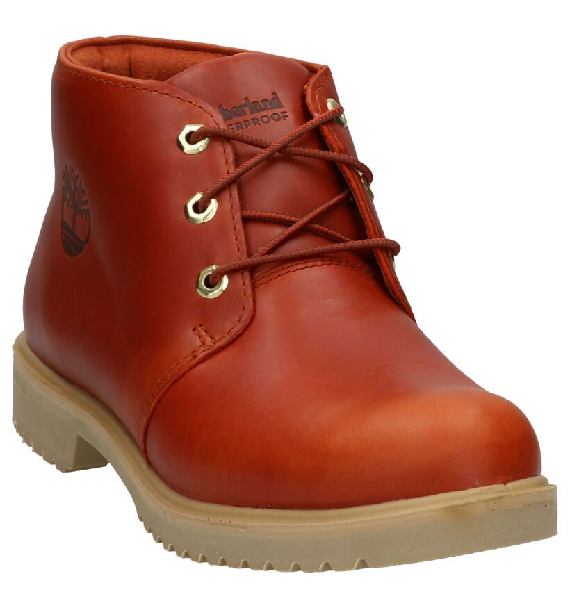Timberland Newman Boots Cognac in leer (255369)