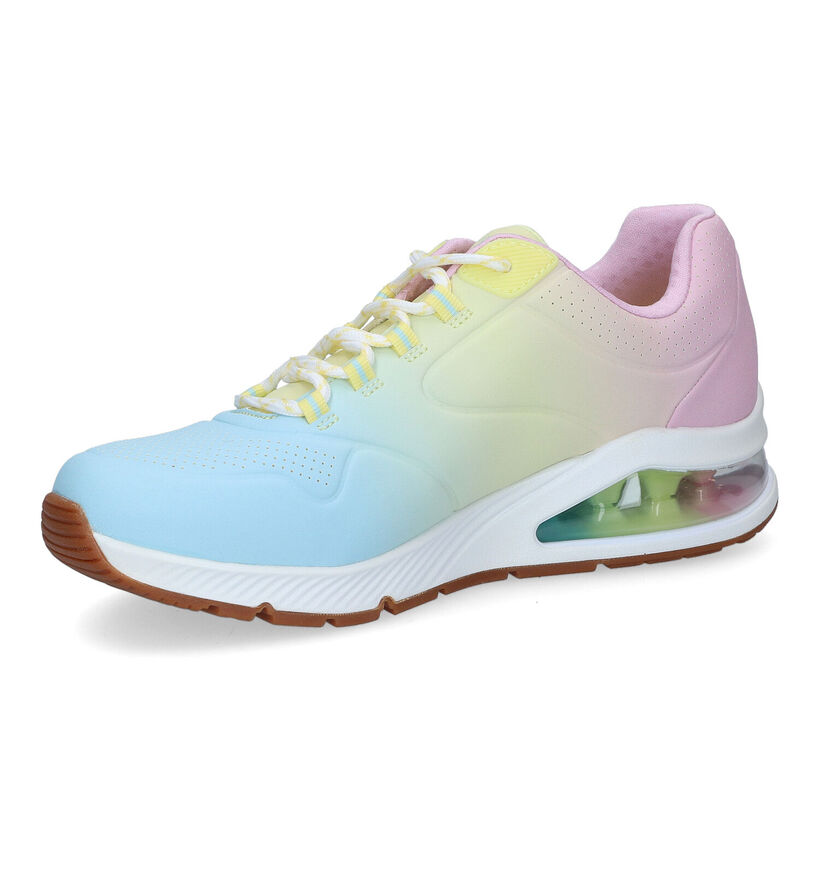 Skechers Uno 2 Ombre Away Baskets en Rosé en simili cuir (310700)