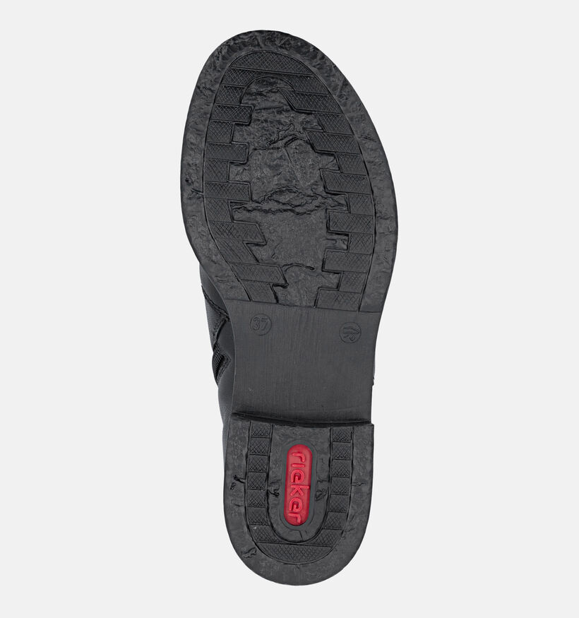 Rieker Bottines Chelsea en Noir pour femmes (379968) - pour semelles orthop&eacute;diques