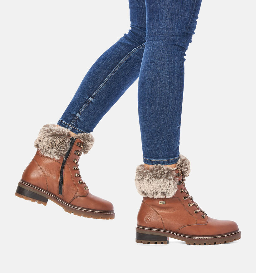 Remonte Cognac Enkellaarzen Remonte Cognac Bottines voor dames (347226)