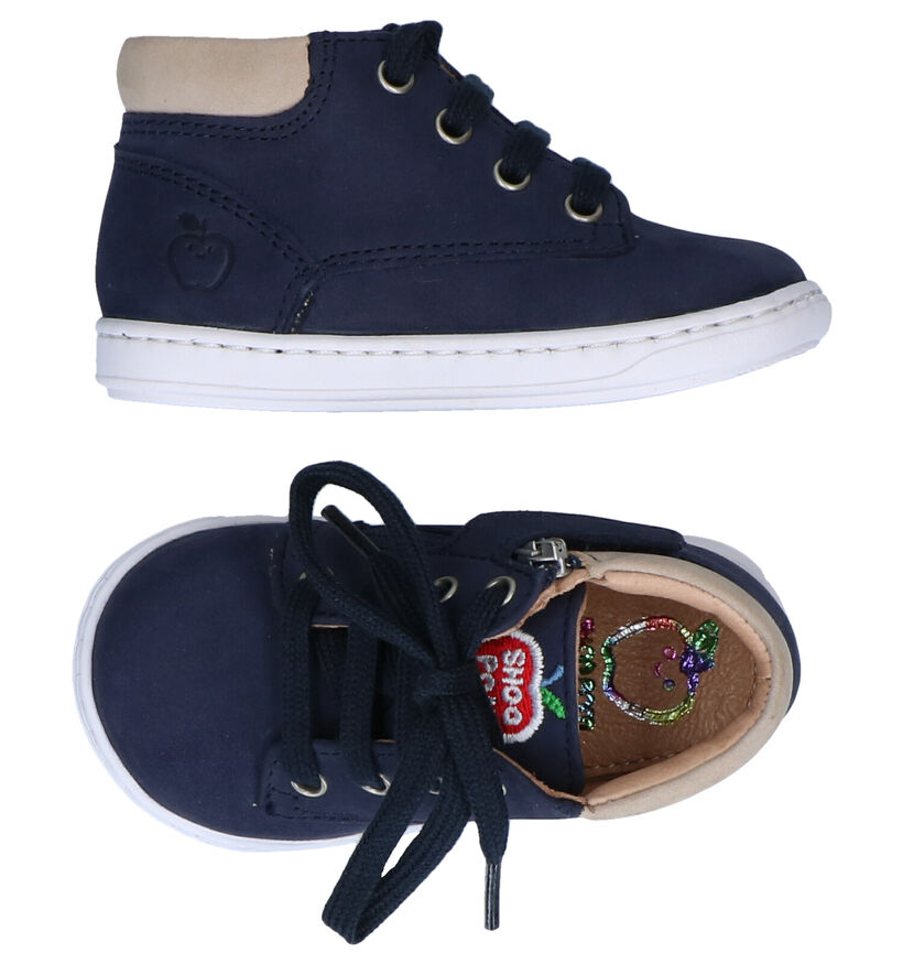 Shoo Pom Bouba Zip Desert Chaussures en Bleu en nubuck (288579)