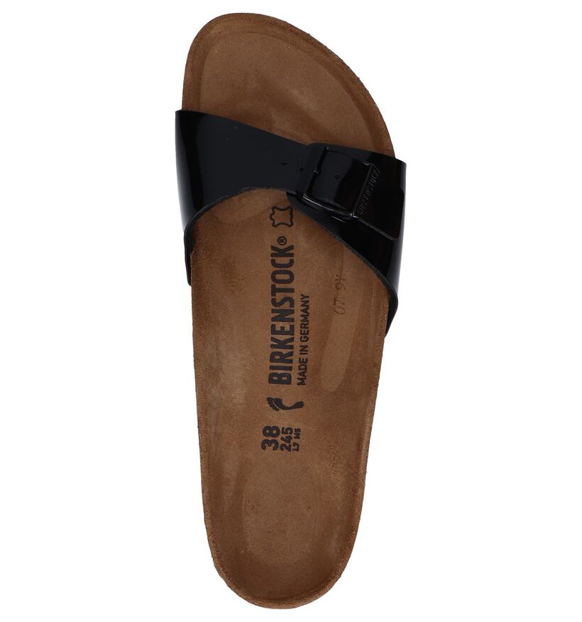 Birkenstock Madrid Rode Slippers in kunstleer (322644)