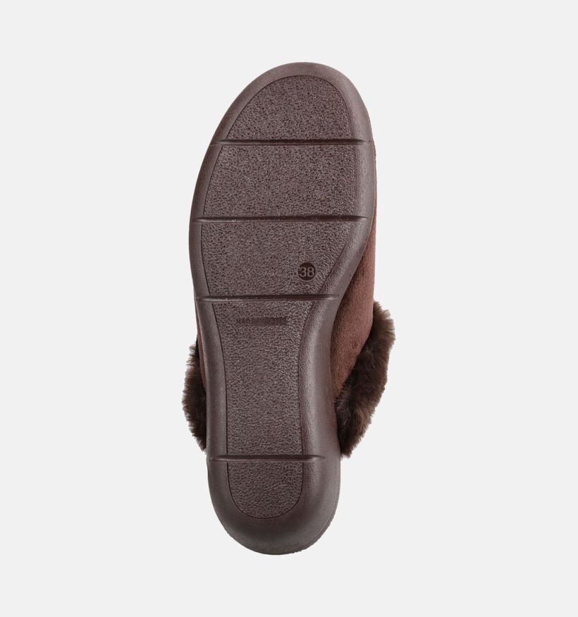 Scapa Homewear Donkerbruine Pantoffels voor dames (380848)