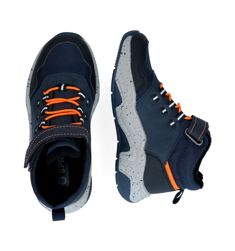 Sprox Chaussures hautes en Bleu foncé pour garçons (297277)