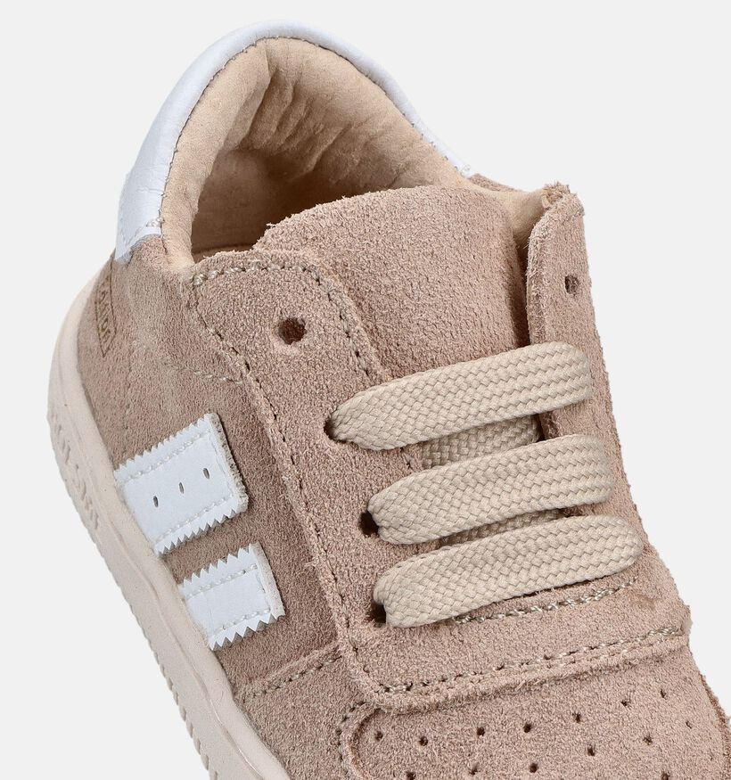 Shoesme Beige Babysneakers voor meisjes, jongens (372142) - geschikt voor steunzolen