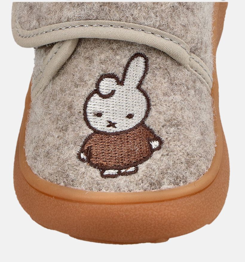 Bisgaard x Nijntje Lichtgrijze Pantoffels voor jongens, meisjes (381028) - geschikt voor steunzolen