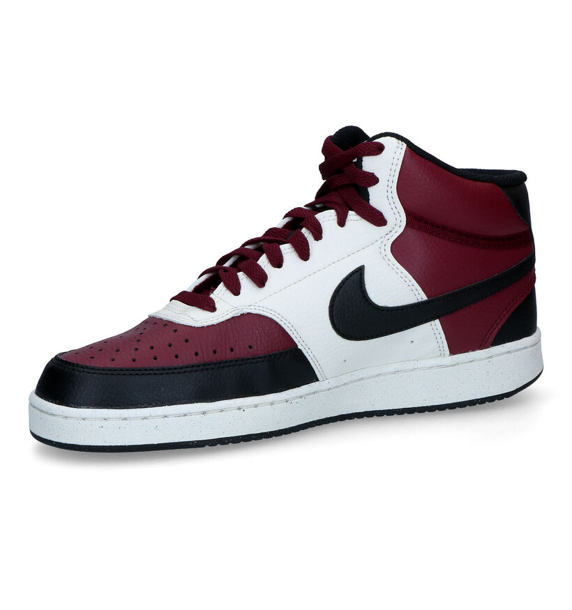 Nike Court Vision Mid Bordeaux Sneakers voor heren (316523)