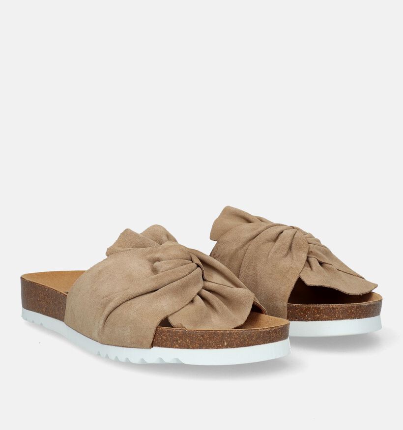 Scholl Bowy Beige Slippers voor dames (336768)