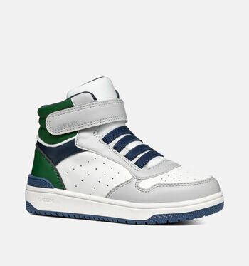 Geox Baskets Blanc/Bleu/Gris