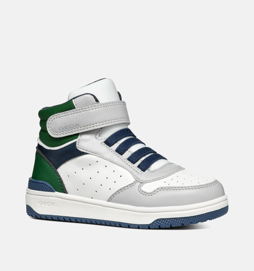 Geox Washiba Grijze Sneakers voor jongens (345955) - geschikt voor steunzolen