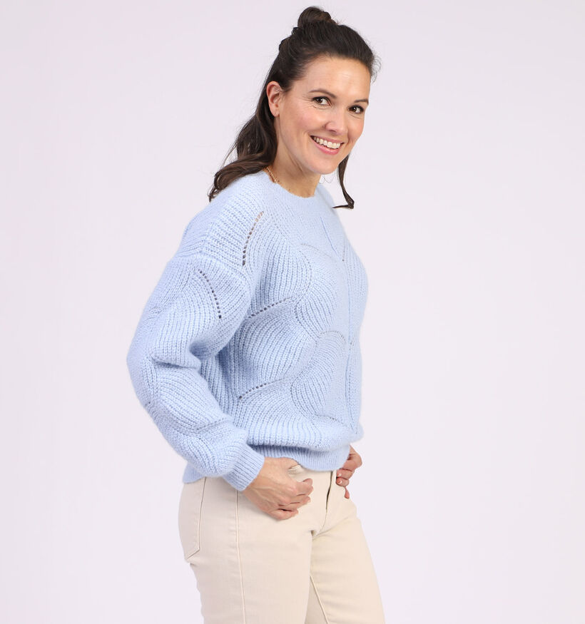 Pieces Ofelia Pull en Bleu (311183)