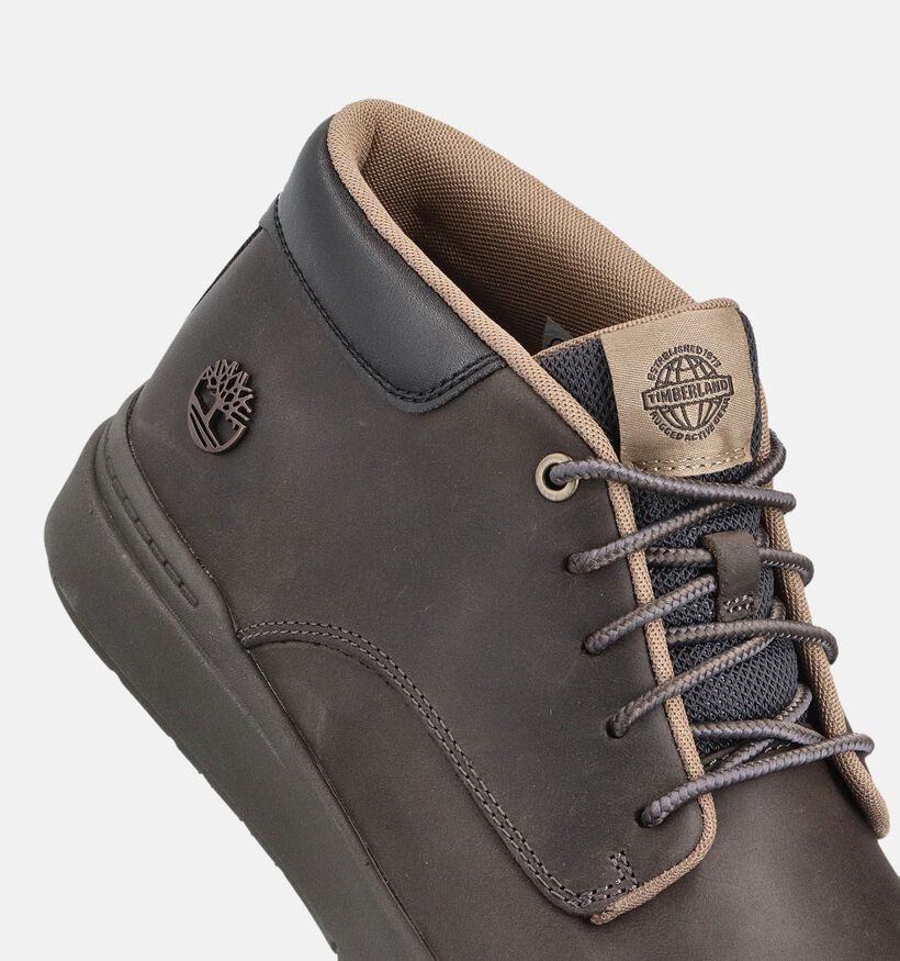Timberland Seneca Bay Mid Grijze Veterschoenen voor heren (360334) - geschikt voor steunzolen
