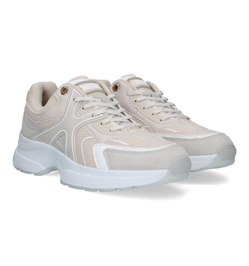 Mexx Loyce Beige Sneakers voor dames (319596)