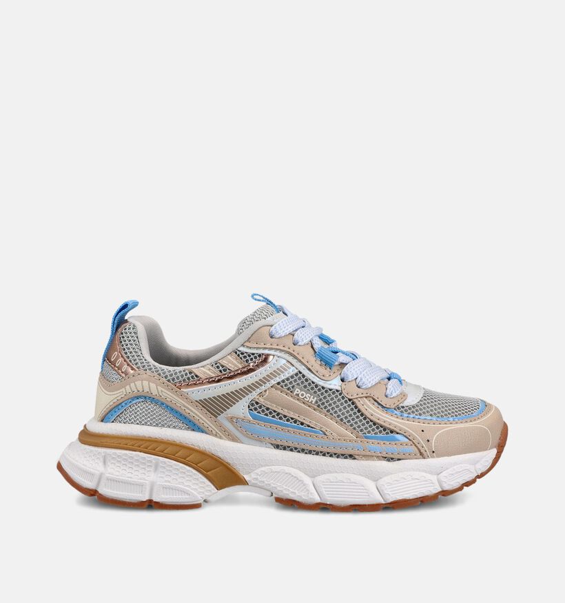 Posh by Poelman Beige Sneakers voor meisjes (370767) - geschikt voor steunzolen
