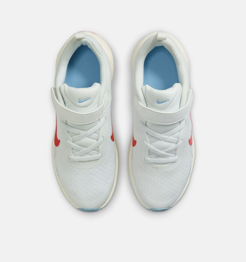 Nike Revolution 7 PSV Baskets basses en Blanc pour garçons (357209)