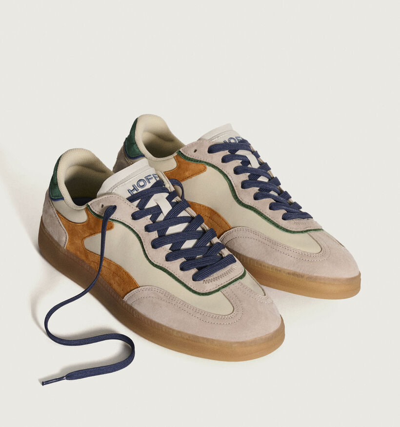 HOFF Parc Beige Veterschoenen voor heren (353328) - geschikt voor steunzolen