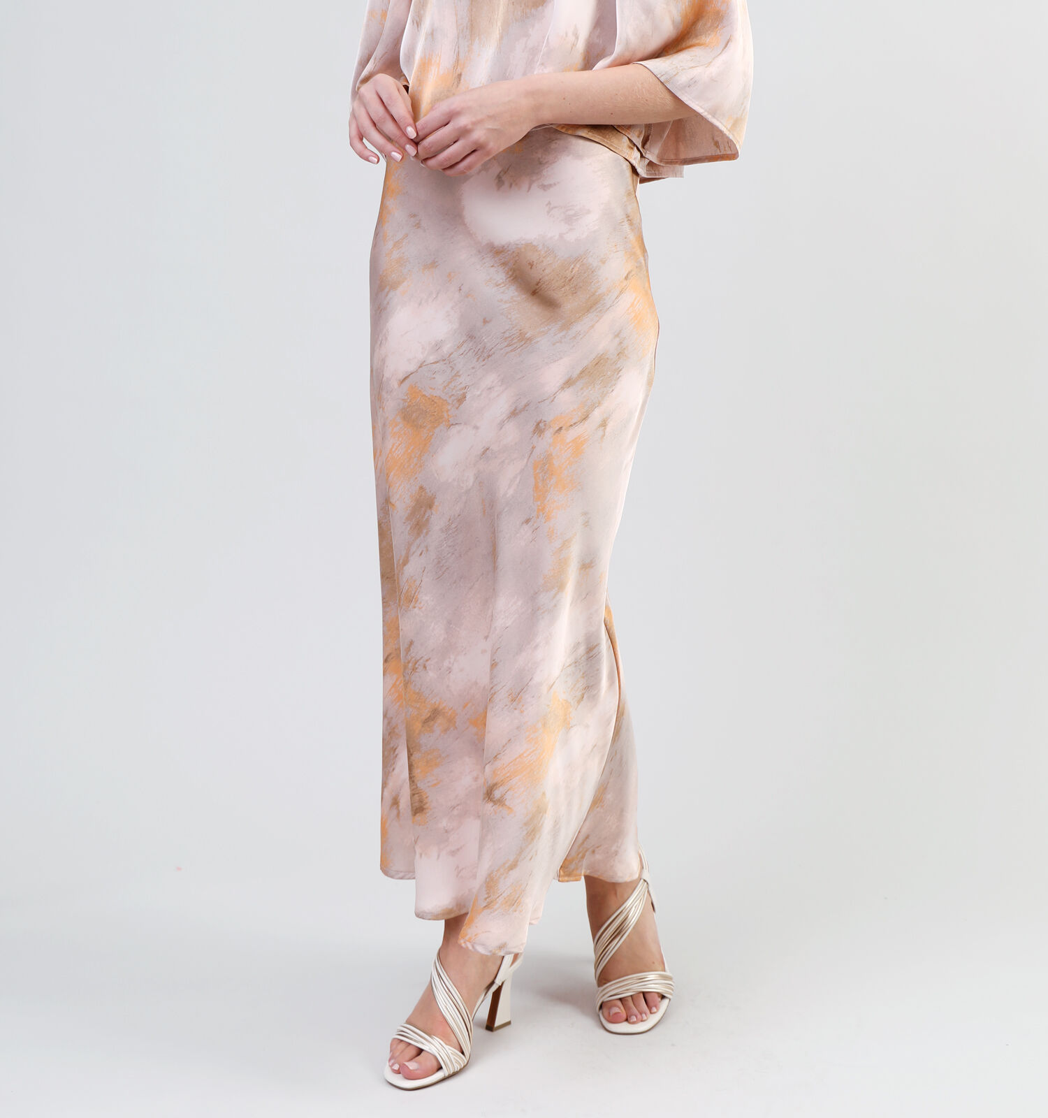 Vila Vinika Roze Maxi rok Dames Rokken Online op TORFS.BE