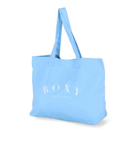 Roxy Go For It Blauwe Shopper in stof (305119)