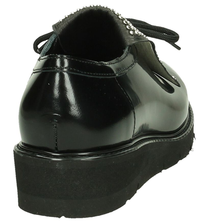 Love Chaussures à lacets en Noir en cuir (184970)