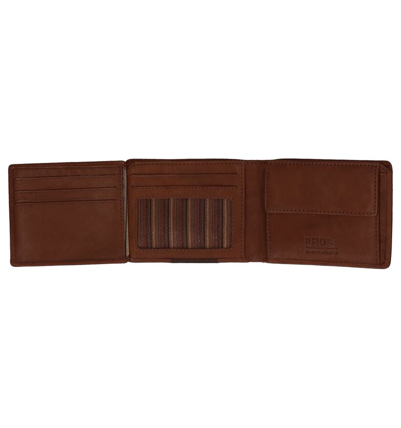 Maverick Portefeuille en Brun en cuir (301660)