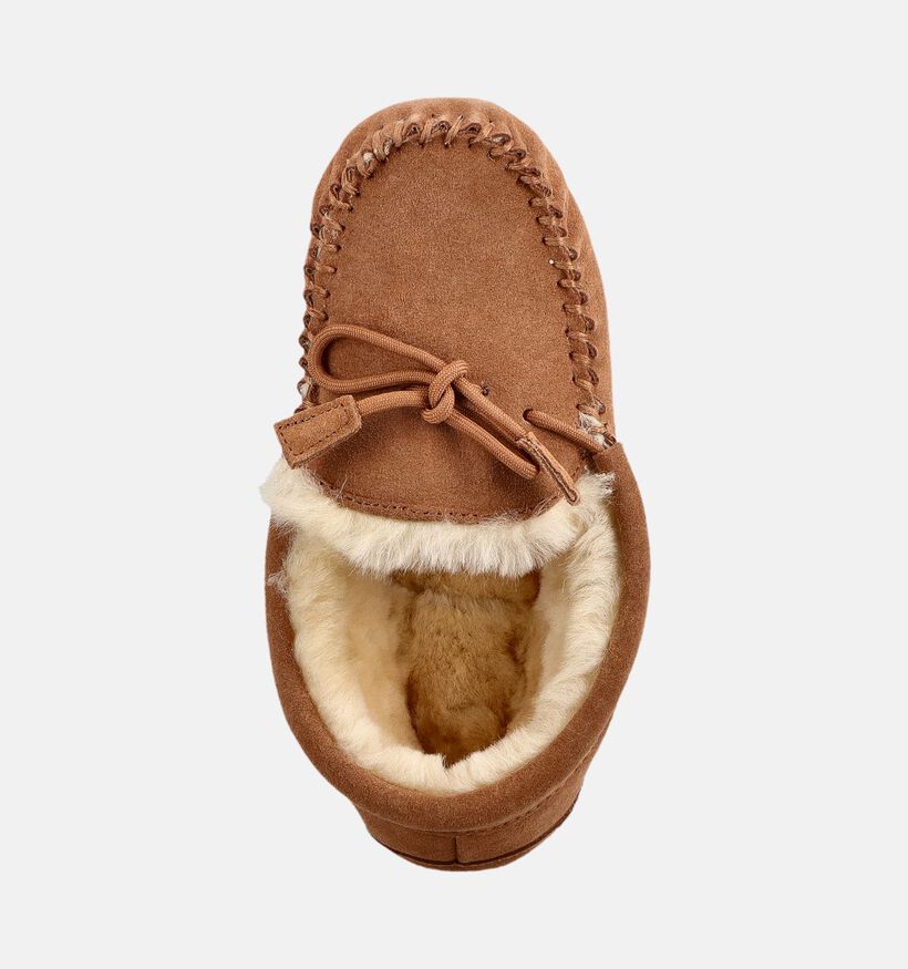 Warmbat Warenda Cognac Gesloten Pantoffels voor dames (379642)