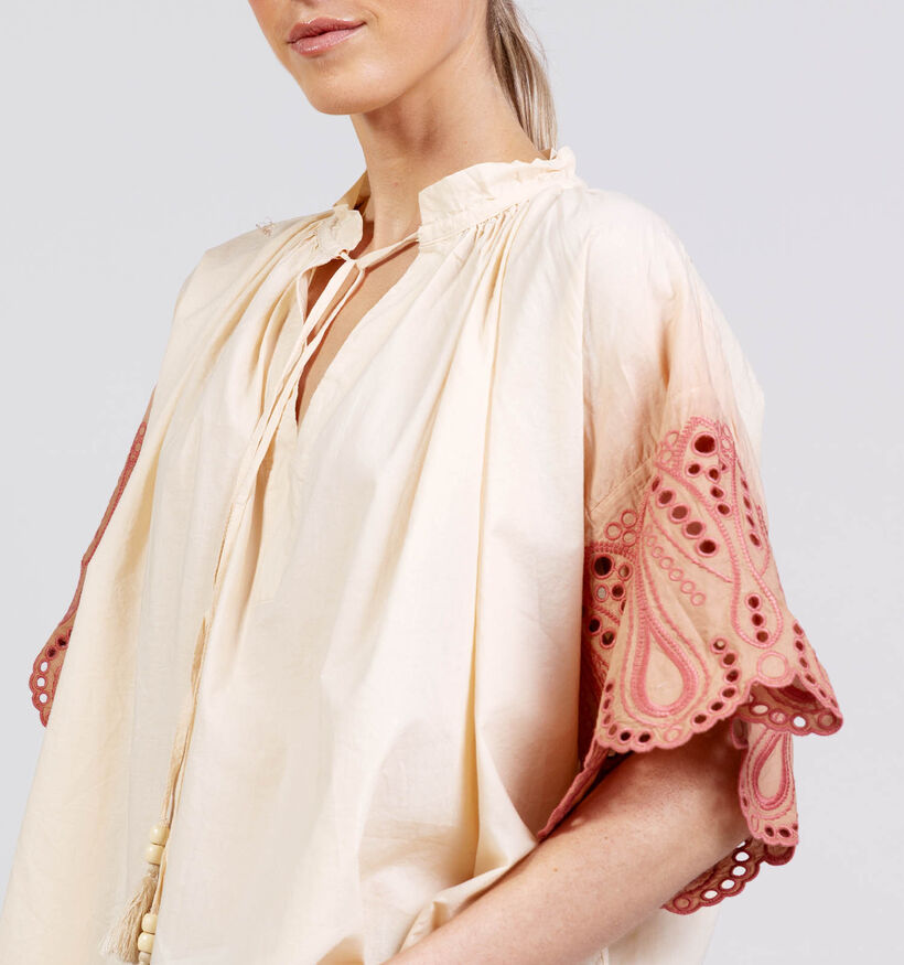 Rue Mazarine Lyme Beige/Oudroze Blouse voor dames (375868)