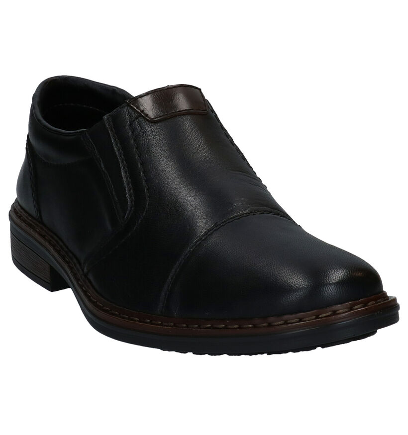 Rieker Chaussures à enfiler en Noir pour hommes (327938)