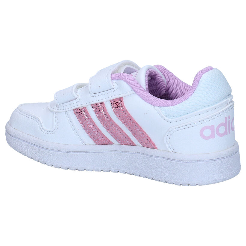 adidas Hoops Witte Sneakers in kunstleer (284523)