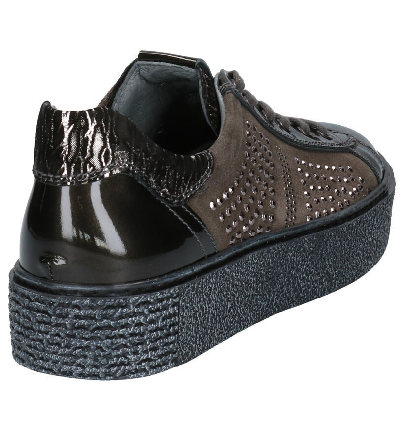 NeroGiardini Chaussures à lacets en Gris en daim (259807)