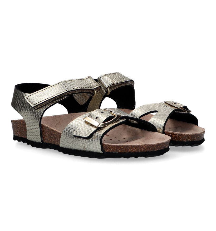 Geox Adriel Sandales en Or pour filles (339635)