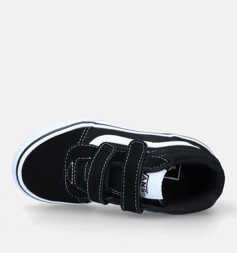 Vans Ward Mid V Baskets de skate en Noir pour filles, garçons (327928)