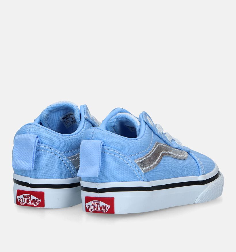 Vans Ward Slip-on TD Baskets en Bleu pour filles, garçons (327971)