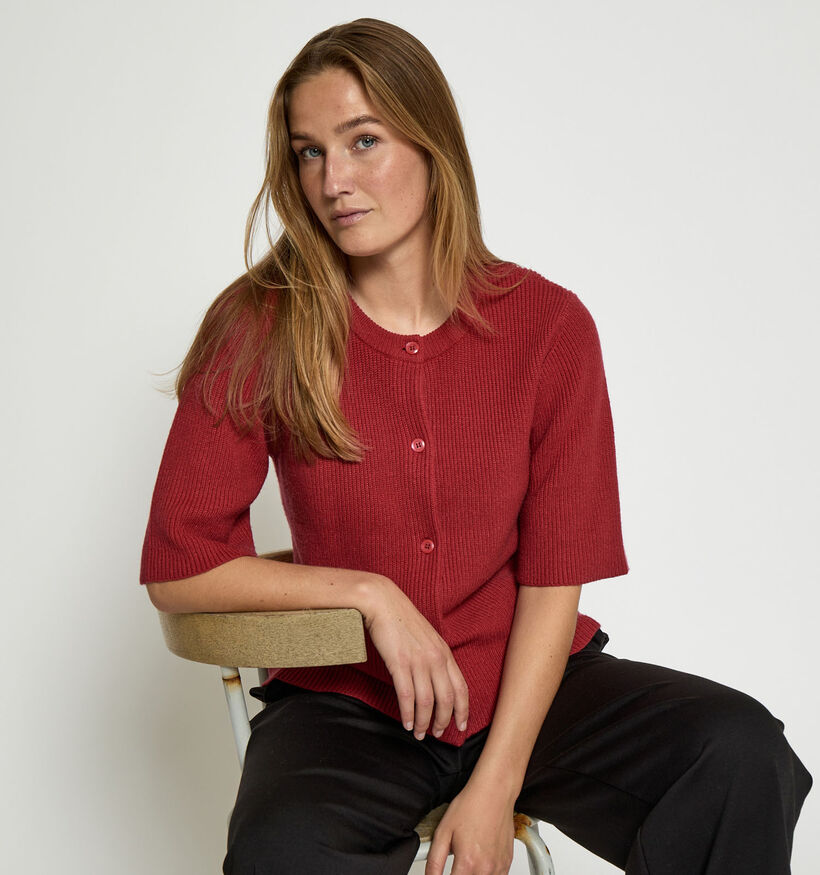 Desires Delta Gilet en Rouge pour femmes (364718)