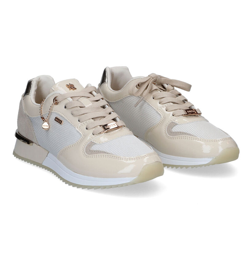 Mexx Fleur Beige Sneakers voor dames (303511) - geschikt voor steunzolen