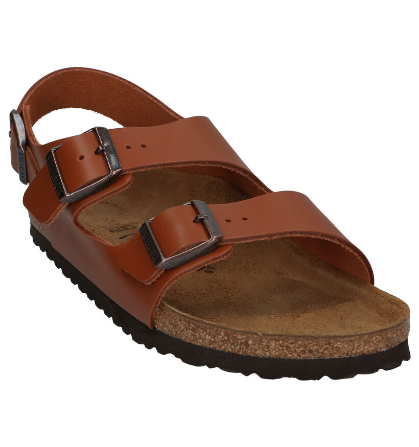 Birkenstock Milano Sandales en Marron pour hommes (337877)