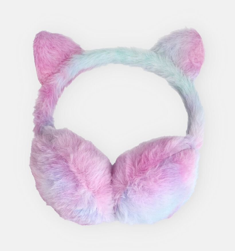 Via Limone Cat Ears Cache-oreilles en Bleu/Rose pour filles (367441)