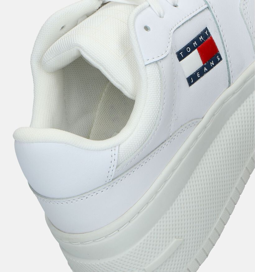Tommy Hilfiger TJW Retro Flatform Witte Sneakers voor dames (334056) - geschikt voor steunzolen