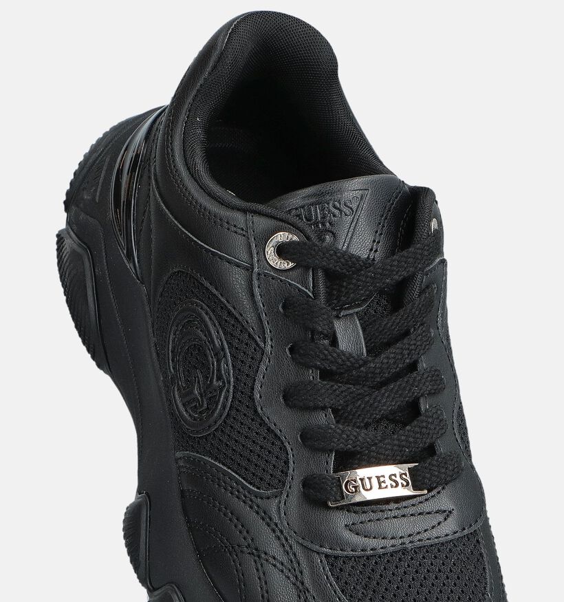 Guess Morriz Zwarte Sneakers voor dames (362356) - geschikt voor steunzolen