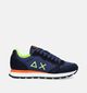 Sun 68 Tom Fluo Blauwe Sneakers voor heren (345741) - geschikt voor steunzolen