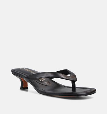 Marco Tozzi Nu-pieds Noir/Blanc/Marron