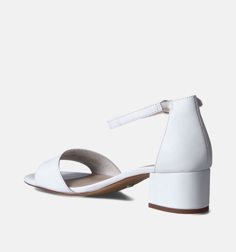 Tamaris Witte Sandalen met gesloten hiel voor dames (355411)