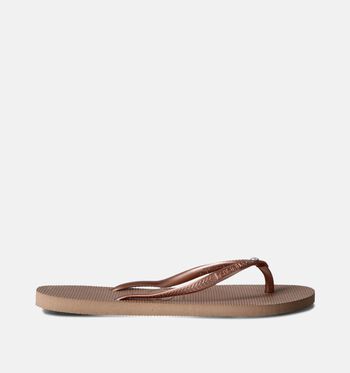 Teenslippers bruin