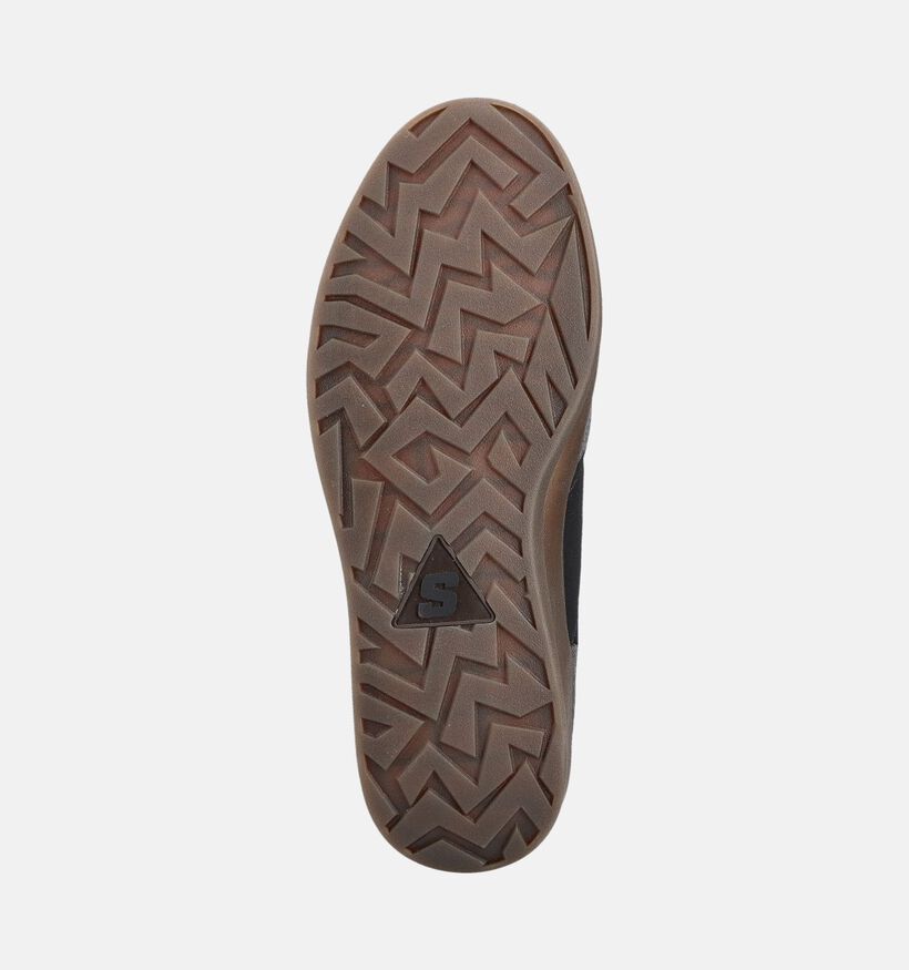 Skechers New Wave Cup Calven Baskets basses en Noir pour hommes (359762) - pour semelles orthopédiques