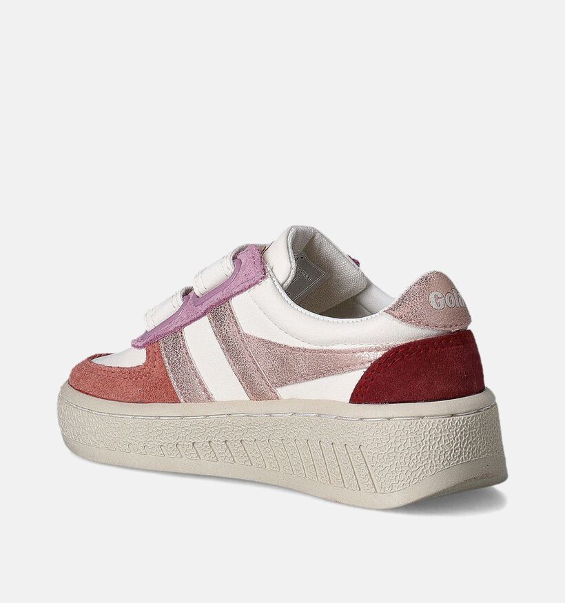 Gola 207 Granslam Quadrant Strap Baskets en Blanc pour filles (352374) - pour semelles orthopédiques