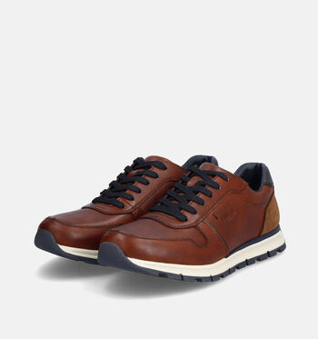 Rieker Chaussures plates Cognac