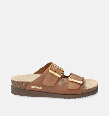 Mephisto Slippers Goud/Bruin